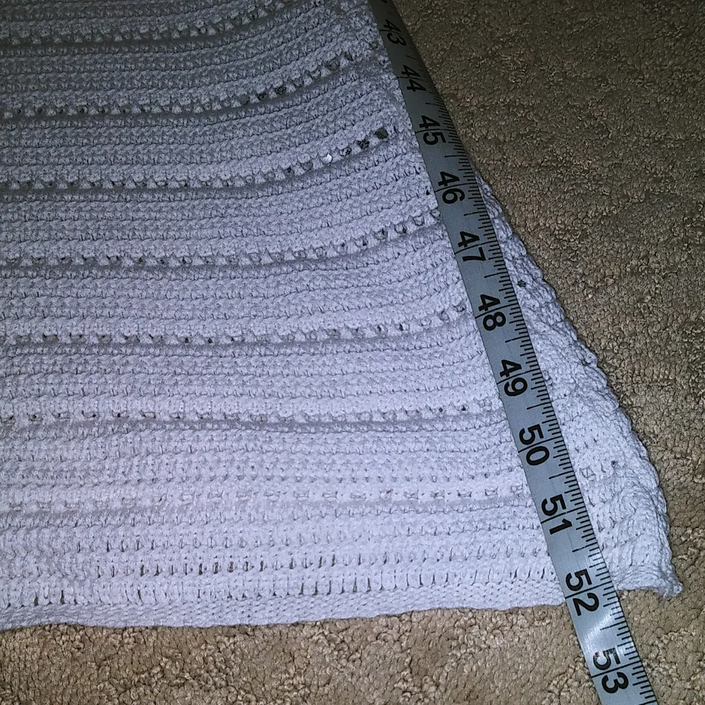 Zara White Crochet Backless Dress - Picture 10 of 12